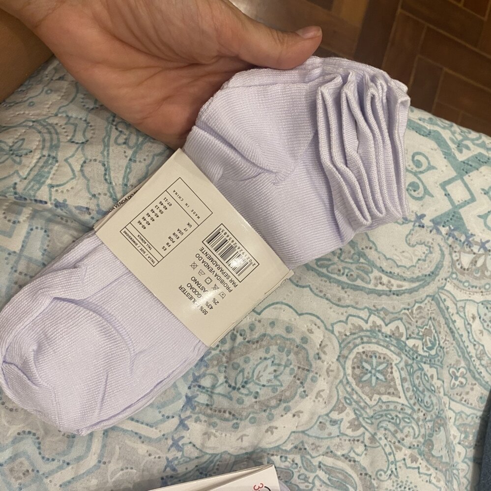 Meias Soquete Cano Baixo – 3, 6 ou 12 Pares
