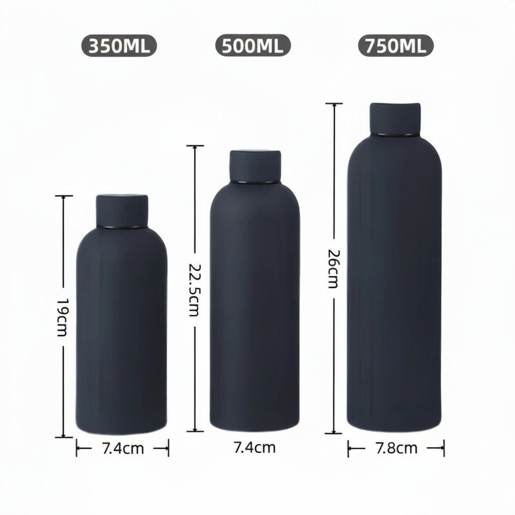 Garrafa Térmica Vácuo – 350, 500 e 750ml